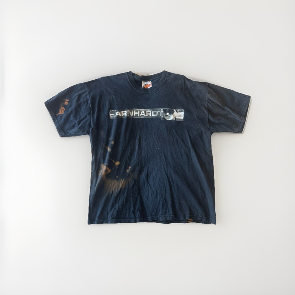 NASCAR Vintage Dale Earnhardt #3 Bleach Dyed Shirt Size XL